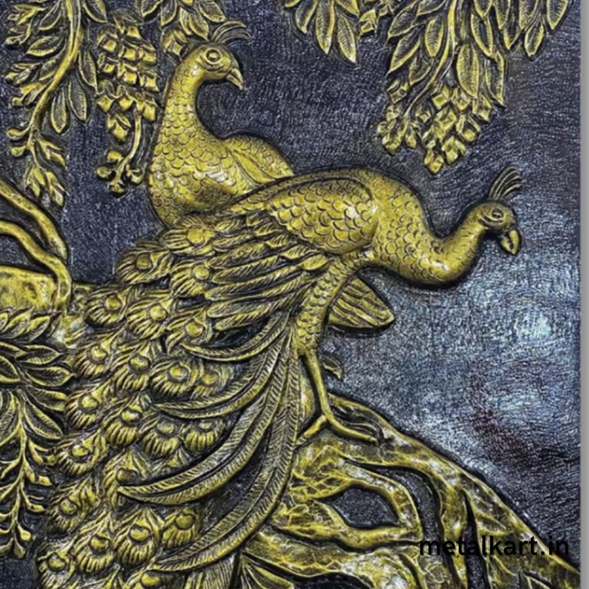 3D Peacock Wall Mural (36 x 24 Inches)