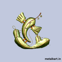 Thumbnail for Metallic Parn Ganesh (24 x 24 Inches)