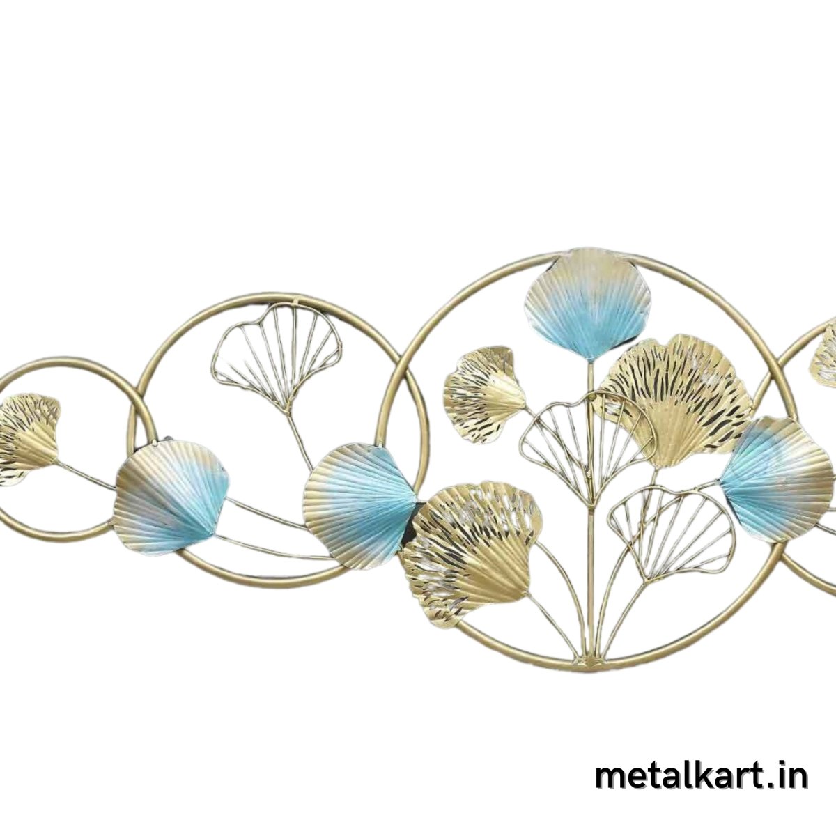 5 Joined Rings with Gingko Leaves (49 x 16.5 Inches)