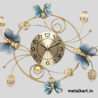 Thumbnail for Metallic Butterfly ring designer Clock (48 x 30 Inches)