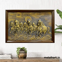 Thumbnail for 7 Horse with Sun Fibre 3D Wall Art (36 x 24 Inches)