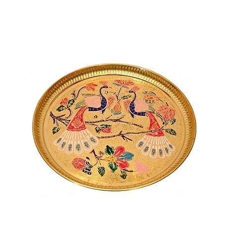 Mayur thali (Dia 8 Inches)