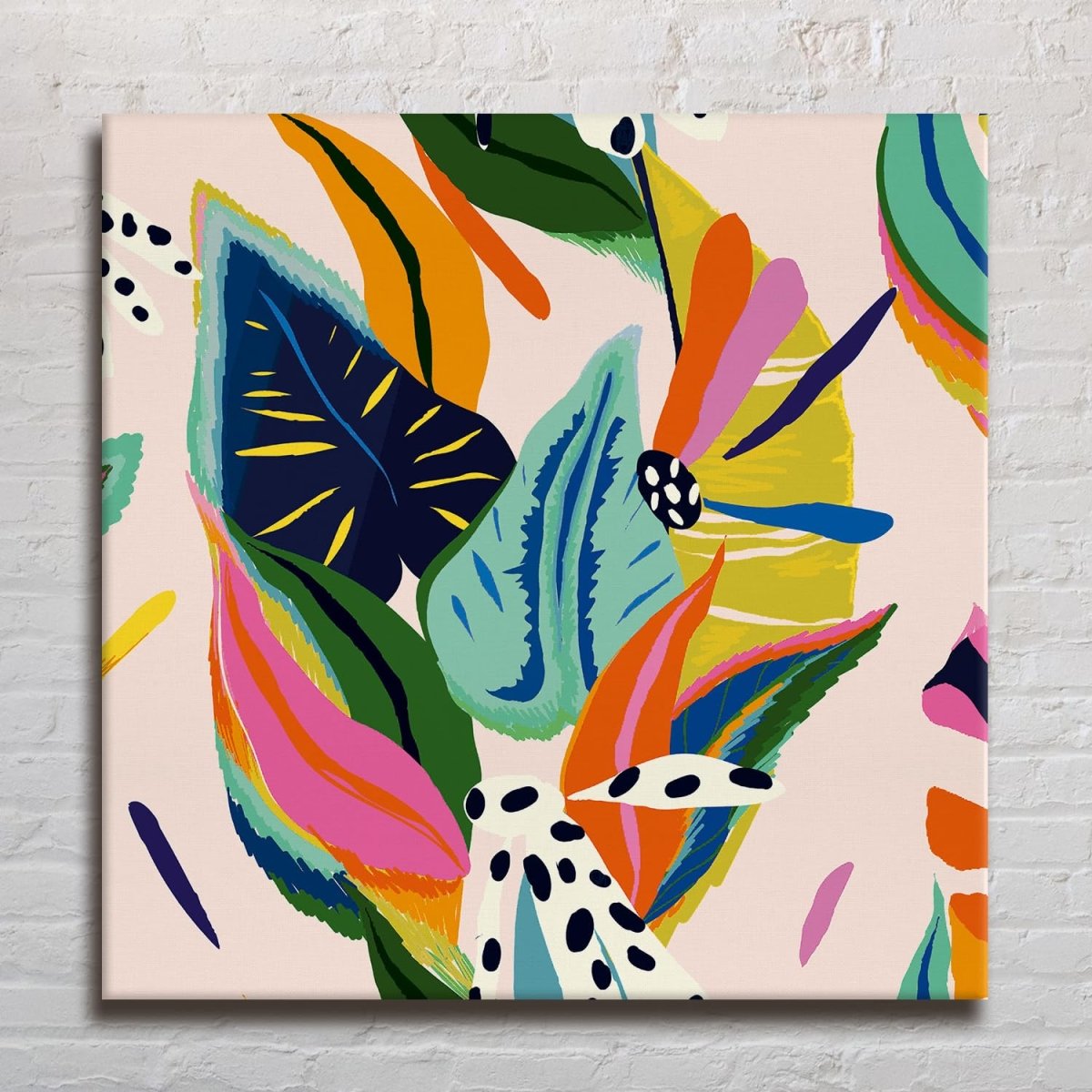 A Glimpse of the Sublime Boho Canvas Wall Art (36 x 36 Inches)
