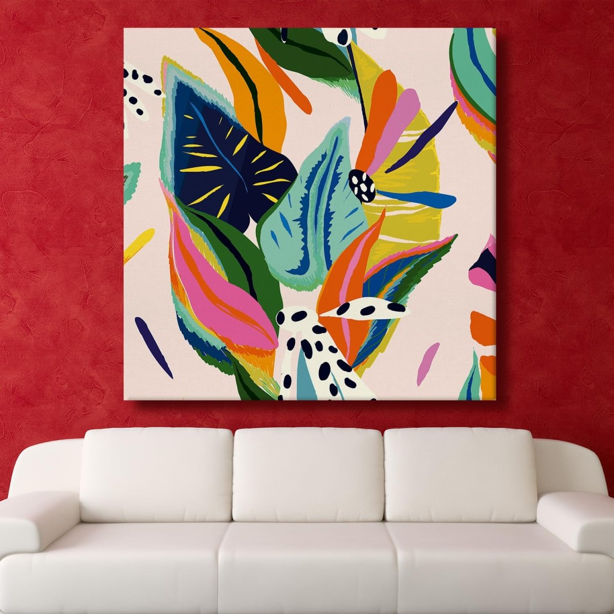 A Glimpse of the Sublime Boho Canvas Wall Art (36 x 36 Inches)