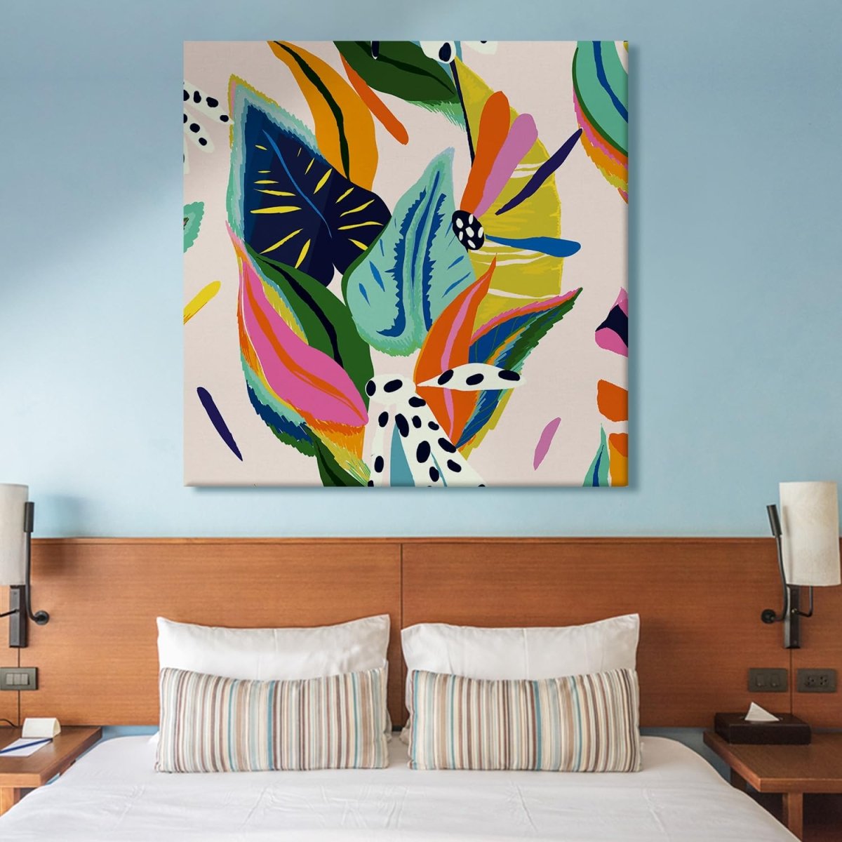 A Glimpse of the Sublime Boho Canvas Wall Art (36 x 36 Inches)