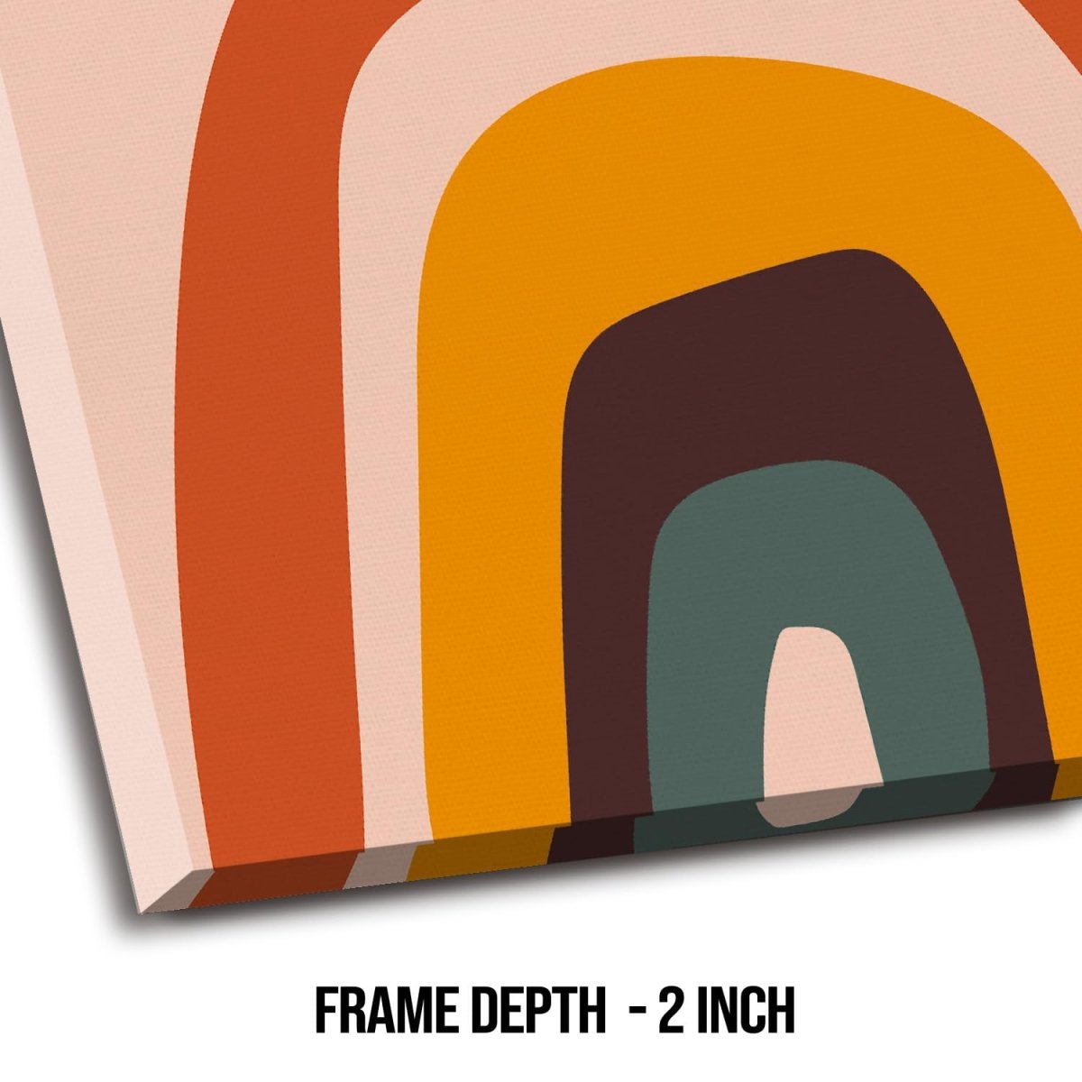 A Spectral Surge Canvas Wall Painting (36 x 36 Inches)