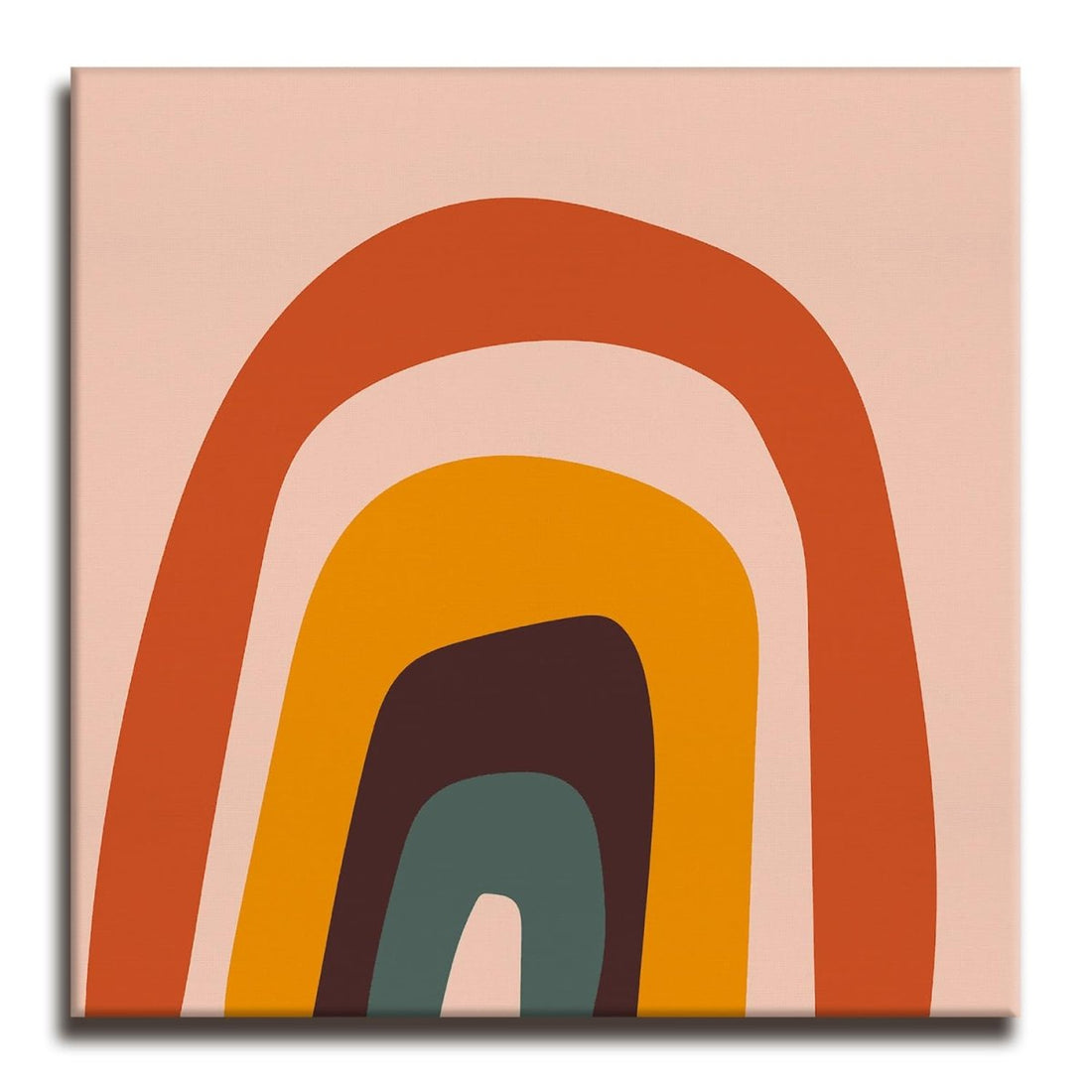 A Spectral Surge Canvas Wall Painting (36 x 36 Inches)