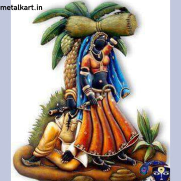 A Village morning Wall Art (24 x 24 Inches)