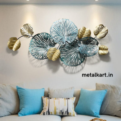 Abstract design metallic wall hanging (45 x 27 Inches)