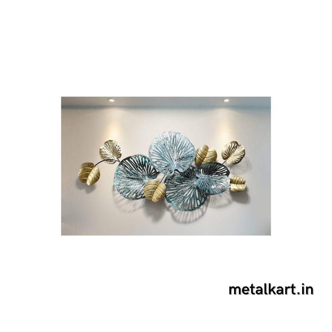 Abstract design metallic wall hanging (45 x 27 Inches)