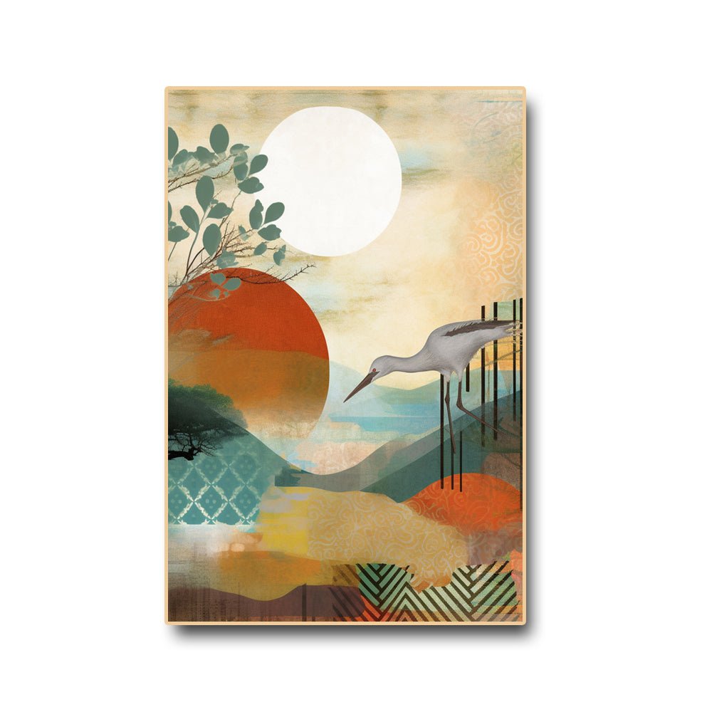 Abstract Nature Wall Hanging on Canvas (24 x 36 Inches)