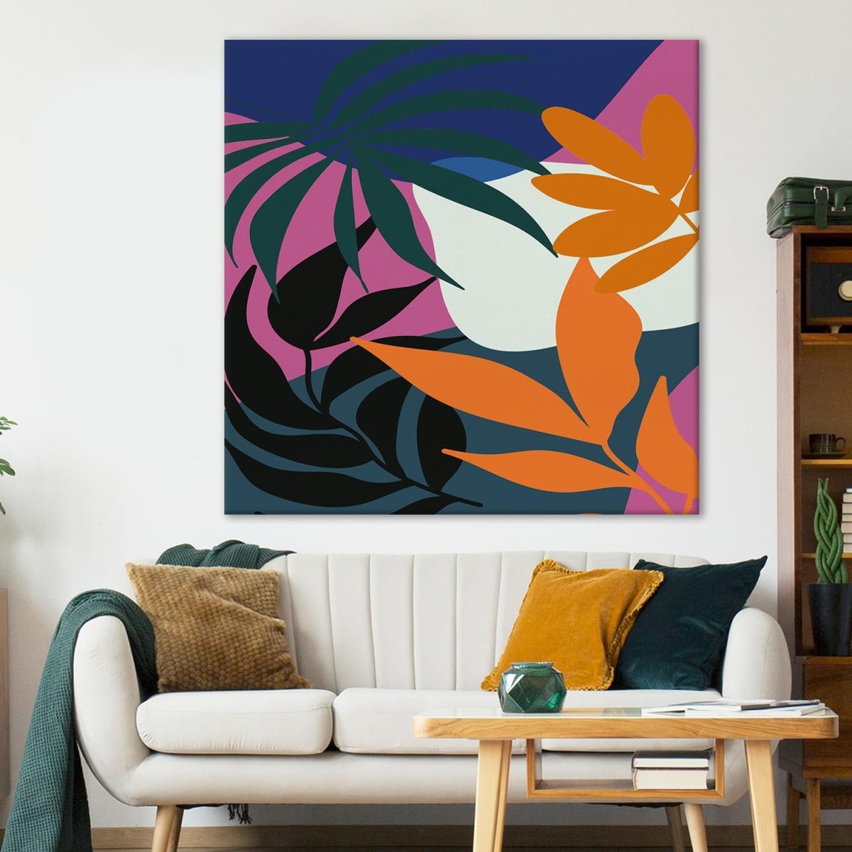 An Elegance with Timeless Beauty Canvas Wall Art (36 x 36 Inches)