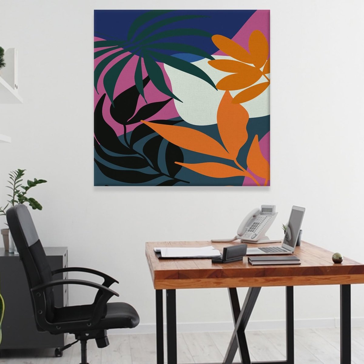 An Elegance with Timeless Beauty Canvas Wall Art (36 x 36 Inches)
