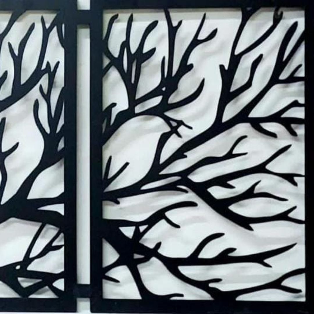 Ancient Tree Metallic Wall Art