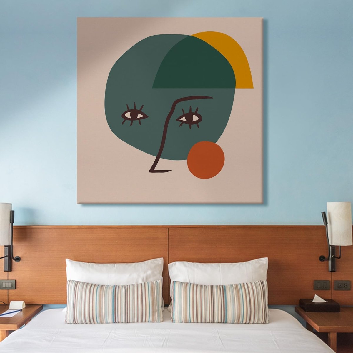 Aqueous Canvas Wall Painting (36 x 36 Inches)