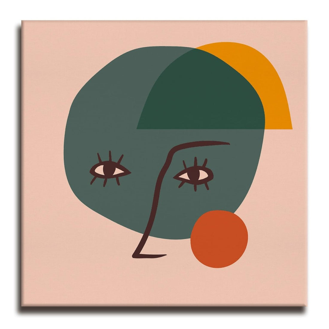 Aqueous Canvas Wall Painting (36 x 36 Inches)