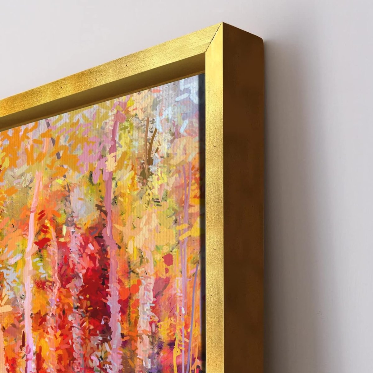 Autumn Symphony by Metalkart Canvas Wall Art (24 x 24 Inches)