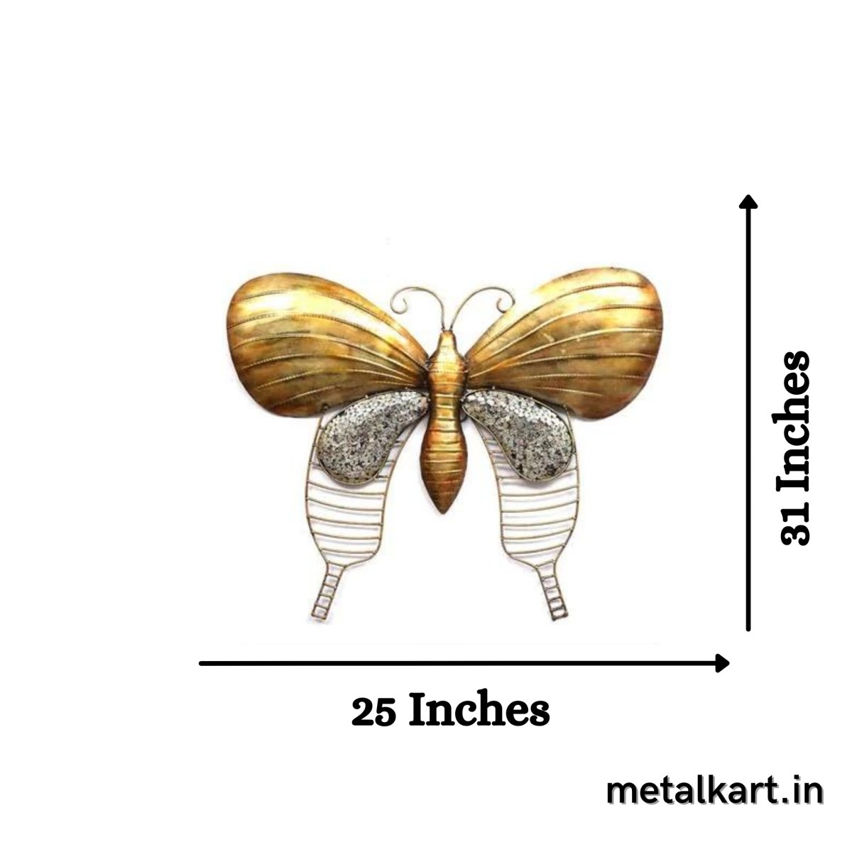 Backit Swinging Butterfly Wall Hanging (25 x 31 Inches approx)
