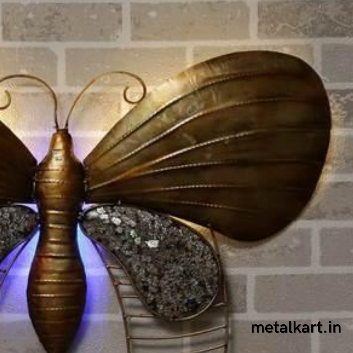Backit Swinging Butterfly Wall Hanging (25 x 31 Inches approx)