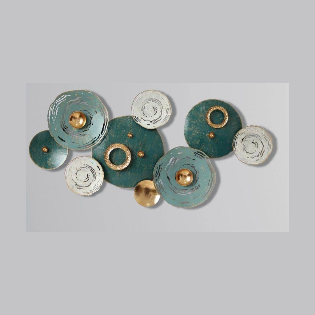 Big Metal Wall Hanging Art for Home, Office (57 x 27 Inches)