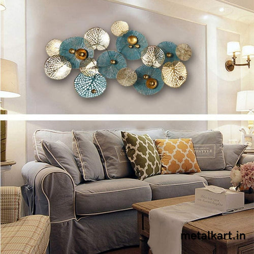 Big Wall Coverage Metallic Woven plates (46 x 23.5 Inches approx)