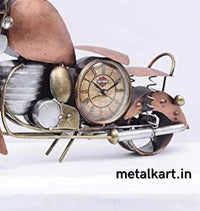 Thumbnail for Bikers Time wheel Clock (Table Top Decor by Metalkart)