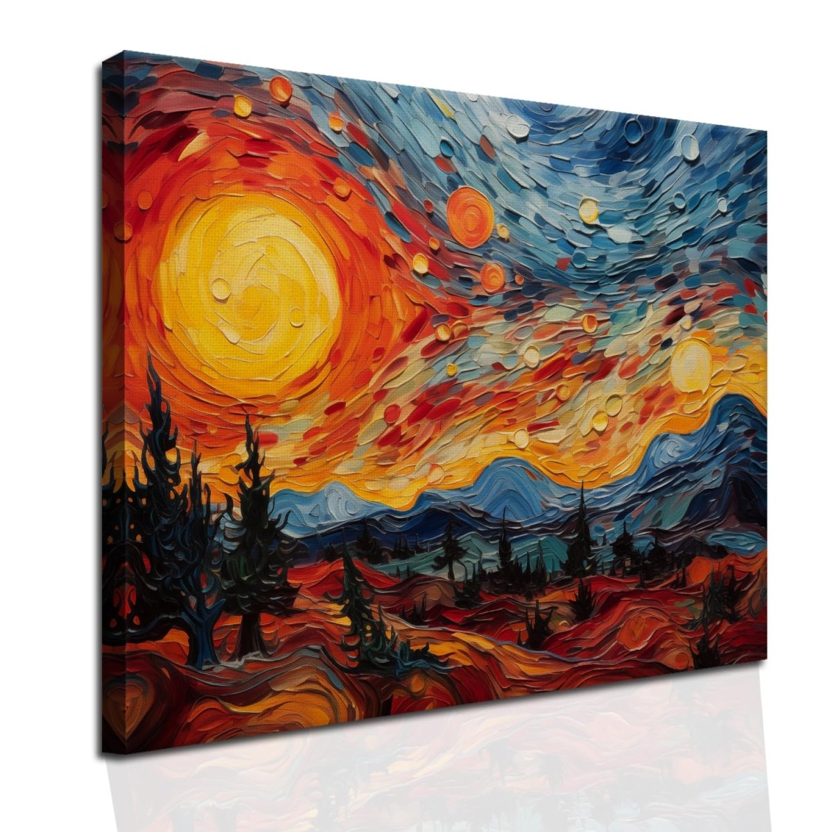 Blazing Majesty Canvas Wall Design (48 x 36 Inches)
