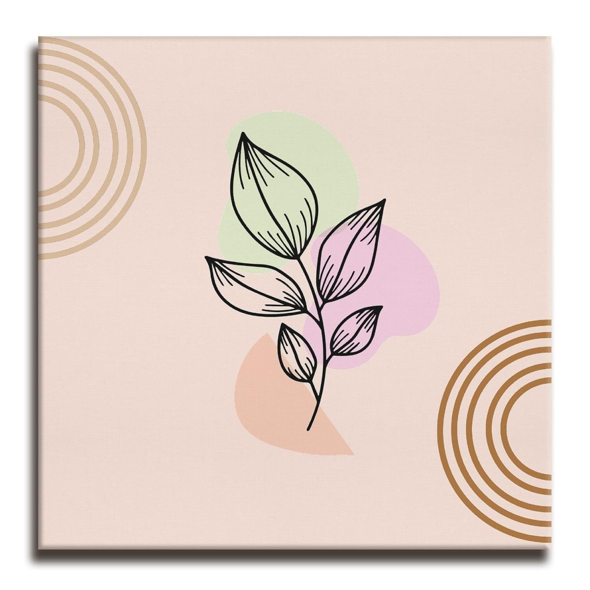 Blossoming Branch Canvas Wall Painting (36 x 36 Inches)