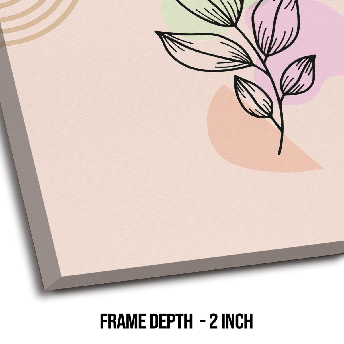 Blossoming Branch Canvas Wall Painting (36 x 36 Inches)