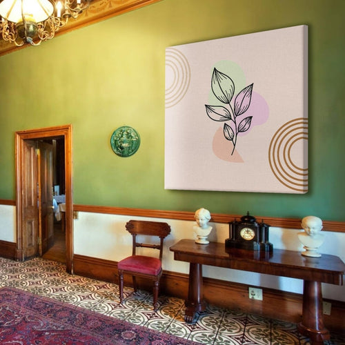 Blossoming Branch Canvas Wall Painting (36 x 36 Inches)