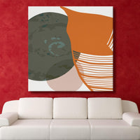 Thumbnail for Bold Expression Boho Canvas Wall Painting (36 x 36 Inches)