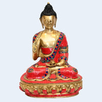 Thumbnail for Brass Amitabha Buddha (H 17 Inches, Weight 11 Kg)