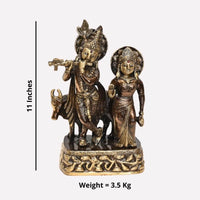 Thumbnail for Brass Bal Radha Krishna (H 11 Inches, Weight 3.5 Kg)