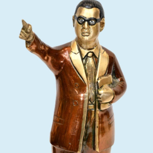 Brass Dr Bhim Rao Ambedkar (H 12 Inches, Weight 2 Kg)