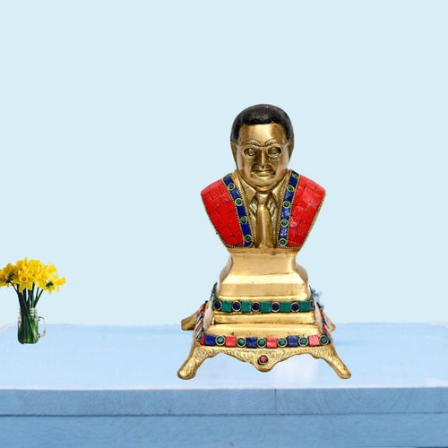Brass Father of constitution (H 10 Inches, Weight 2 Kg)