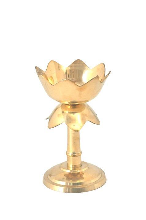 Brass Kamal Diya Stand