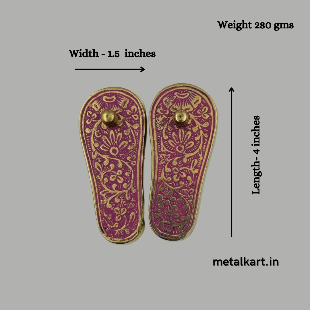 Brass Khadaun Charan Paduka