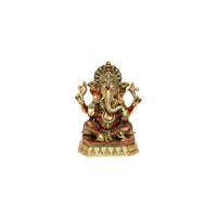 Thumbnail for Brass Lalbagcha Ganapati (H 15 Inches, Weight 11.5 Kg)