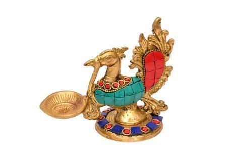 Brass Murga Arti (H 4 Inches, Weight .5 Kg)