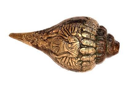 Brass Narayan Shankh (H 10 Inches, Weight 1.75 Kg)
