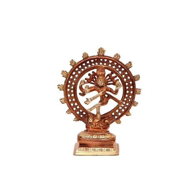 Brass Natraj (H 8.5 Inches, Weight 1 Kg)