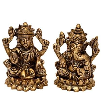 Brass Pagoda of Divinity (Pack of 5, 3-4 Inches, Weight 2 kg))