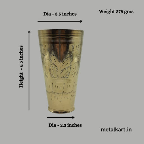 Brass Punjabi Lassi Glass