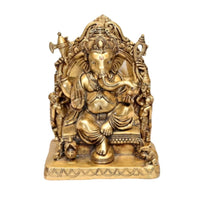 Thumbnail for Brass Siddhidata Ganesha (H 14 Inches, Weight 13 Kg)