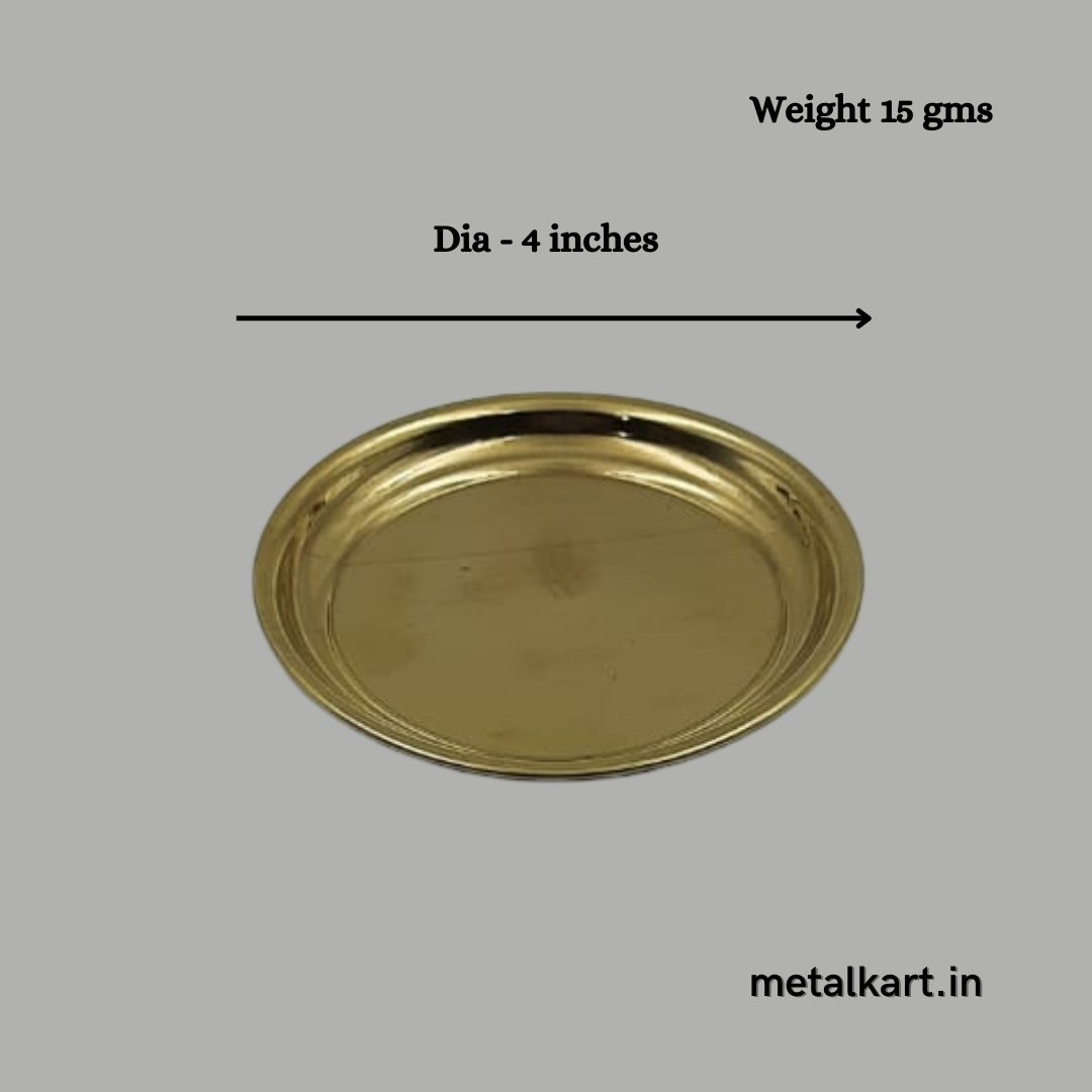 Brass small pooja Plate