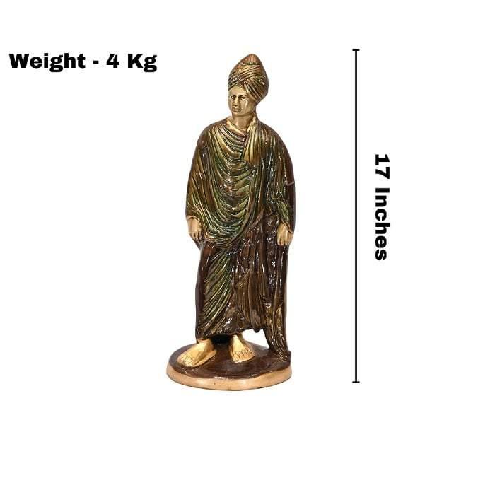 Brass Vivekananda (H 17 Inches, Weight 4 Kg)