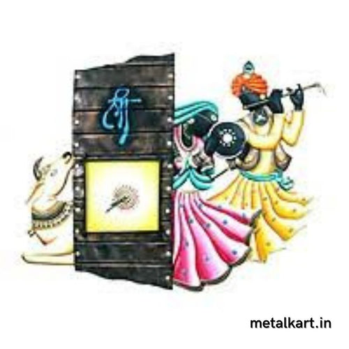 Brij Raas Wall Clock (22 x 30 Inches)