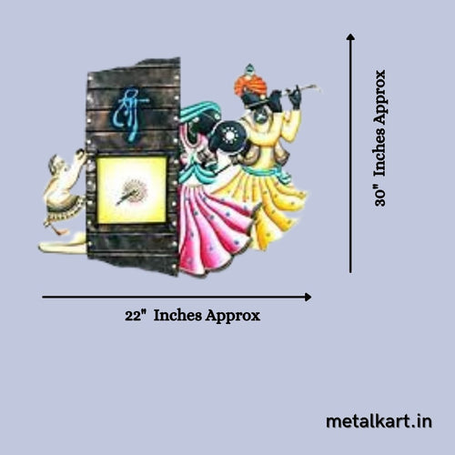 Brij Raas Wall Clock (22 x 30 Inches)