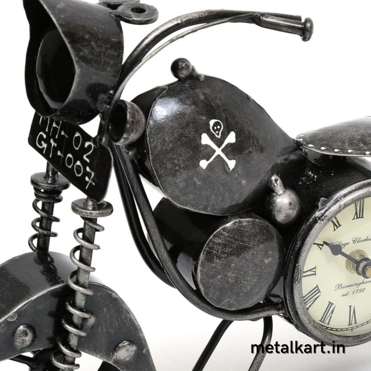 BULLET BIKE TIME WHEEL - Table Decor by Metalkart