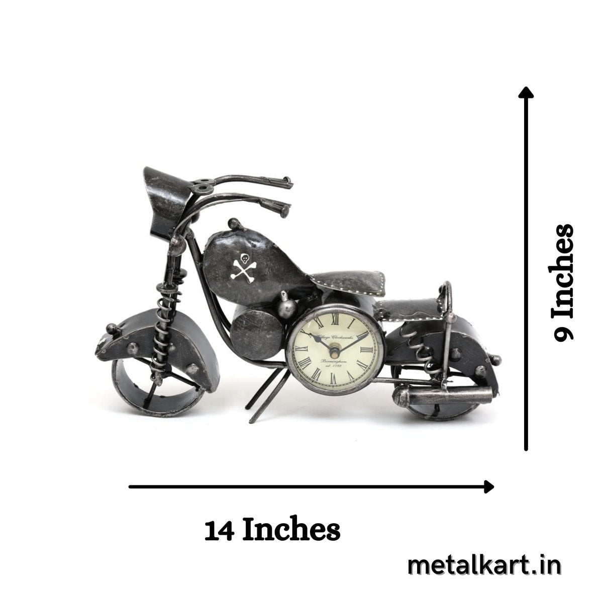 BULLET BIKE TIME WHEEL - Table Decor by Metalkart